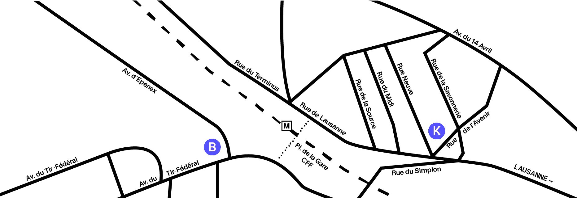 Map Renens-Chavannes